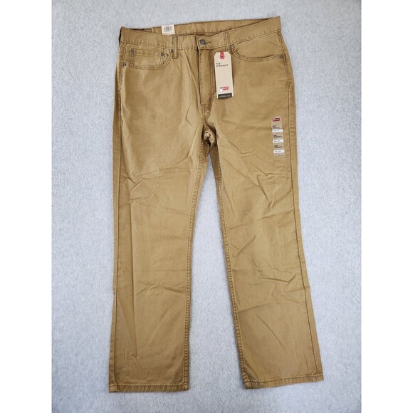 Levi's 514 Mens Jeans Caraway Brown Straight Stretch Mid Rise 38x30 - Picture 3 of 10